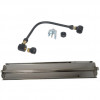 24 in. 304 Stainless Steel Linear Burner Pan Kit Natural Gas