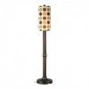 Patio Living Concepts Coronado 70 in. Floor Lamp 47257 with 3 in. bronze body and mojito coffee bean Sunbrella shade fabric