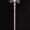 Ore Furniture 62 in. Crystal Silver Floor Lamp