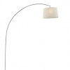 Ore Furniture 84.5 in. Oma Brushed Nickel Arch-Floor Lamp