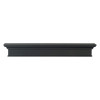 Pearl Mantels Henry Mantel Shelf MDF in Black