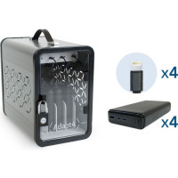 Jar Sys PBLGN ADAPT4 ACTIVE CHARGE UPGRADE WITH APPLE LIGHTNING CONNECTORS - 4X 20,000 MAH ACT