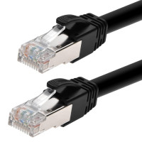 Monoprice 44670 MONOPRICE CAT6A 2FT BLACK POE PATCH CABLE_ 100W_ POE ++ (IEEE 802.3AF/AT/BT)_ UT