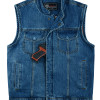 Denim Club Vest in Blue