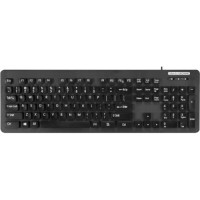 Man & Machine LCOOL/B7 LCOOL KEYBOARD (BLACK) - OPEN STYLE, WASHABLE, VALUE KEYBOARD. LOCKABLE FOR EASI