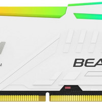 Kingston KF564C32BWEAK2-32 32GB 6400MT/S DDR5 CL32 DIMM (KIT OF 2) FURY BEAST WHITE RGB EXP