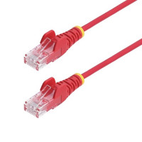 Startech N6PAT20RDS SLIM CAT6 CABLE RED LSZH SLIM SNAGLESS RJ45 UTP PATCH CABLE