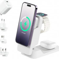 Alogic MFPB5KM-G MATRIX FOLD 3 IN 1 CHARGER W/ 5000MAH MAGSAFE POWER BANK