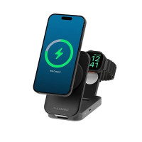 Alogic AL21WCFL-BK ALOGIC FLIP 2IN1 QI2 WIRELESS CHARGING STAND - BLACK