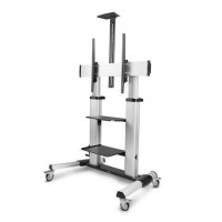 Startech 1110C-MOBILE-TV-CART ROLLING TV CART PORTABLE MOUNT UP TO 100IN 220LB MOBILE TROLLEY