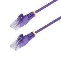 Startech N6PAT4PLS SLIM CAT6 CABLE PURPLE LSZH SLIM SNAGLESS RJ45 UTP PATCH CABLE