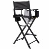 Makeup Chair Foldable Wood Professional Black