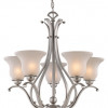 Vaxcel International Monrovia 5L Chandelier - Brushed Nickel