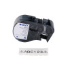 Brady M4-17-595 ADHESIVE VINYL LABELS W/RIBBON FOR M4 M5 PRINTERS - 0.5IN X 1IN, BLACK ON WHITE