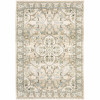 HomeRoots Home Decor 4 x 6 ft. Medallion Area Rug, Beige & Ivory