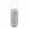 Punched Metal Candle Lantern 15.5