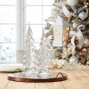 Clear Glass Pine Tree (Set of 2)