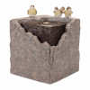 Bubbling Stone Fountain with Bird Accents 19