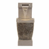 Leaf Etched Stone Fountain 27