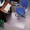 Deflect-O EconoMat No Bevel Chair Mat for Low Pile Carpet- 36w x 48h- Clear