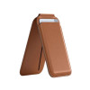 Satechi ST-VLWN SATECHI VEGAN-LEATHER MAGNETIC WALLET STAND - BROWN