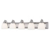 Livex Springfield 5 Light Vanity Light In Chrome