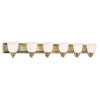 Livex Springfield 6 Light Vanity Light In Antique Brass