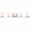 Livex 5 Light Bath Vanity Brushed Nickel