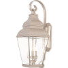 Livex Outdoor Wall Lantern Brushed Nickel