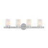 Livex 4 Light Bath Light in Chrome