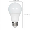 Satco 60 watts Nuvo A19 E26 Medium LED Bulb Cool White - Pack of 100