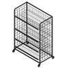 Sam Pievac 4 Shelf Rolling Mobile Rack