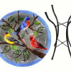 Songbird Essentials Songbird Trio Bird Bath with Stand