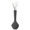 Uniquewise 38 x 14.5 x 14.5 in. Tall Floor Vase Modern Charcoal Grey Extra Large Floor Vase 38-inch Trumpet Style Plastic Vase Decorative Lightweight Vase for the Entryway Dining Room Living Room or Bedroom