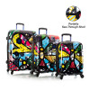 Heys Britto & Transparent Butterfly Luggage Set, Multi Color - Set of 3