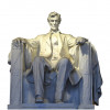 47 x 46 in. Lincoln Memorial Cardboard Standup