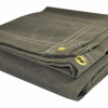 Foremost Dry Top Tarp Canvas Olive Canvas Tarp- 16 x 20 ft.