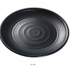 Black Pearl-1 Round Plate, Black, 9 in. - Pack of 24