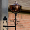Maui Grande Sconce Aluminum Patio Torch Smooth Copper