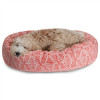 Majestic Pet 40 in. Charlie Salmon Sherpa Bagel Bed
