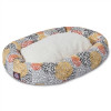 Majestic Pet 40 in. Citrus Blooms Sherpa Bagel Bed