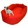 Majestic Pet 40 in. Large Bagel Bed- Red