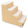 MajesticPet 4 Step Towers Pet Stairs Citrus