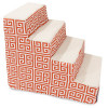MajesticPet 4 Step Towers Pet Stairs Orange