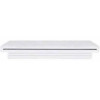 24 in. Arch Waterfall with 6 in. Lip & Back Port - White