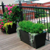 Sunscape Carmen Fiberglass Planter White
