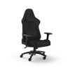 CORSAIR MEMORY, INC. CF-9010050-WW CORSAIR TC100 RELAXED - LEATHERETTE GAMING CHAIR, BLACK/BLACK