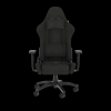 CORSAIR MEMORY, INC. CF-9010051-WW CORSAIR TC100 RELAXED - FABRIC GAMING CHAIR, BLACK/BLACK