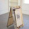Kalalou 25 x 40 in. Recycled Wood Sandwich Board
