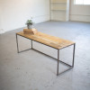 Kalalou 48 x 16 x 18 in. Iron & Recycled Wood Bench